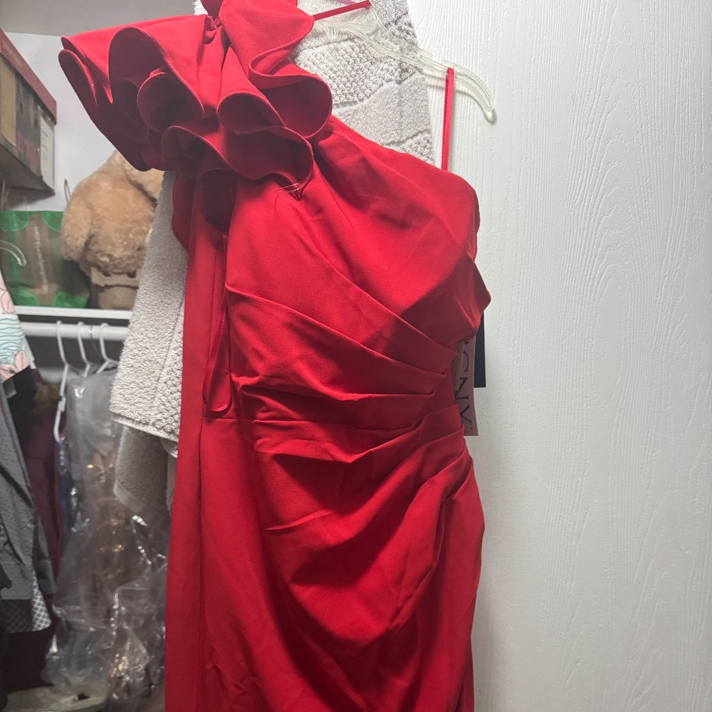 Red dress